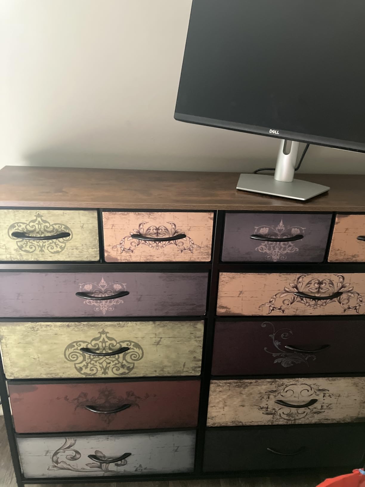 VASICAR Dresser for Bedroom with 12 Deep Drawers, Wide Chest of Drawers | Wooden-Top 55