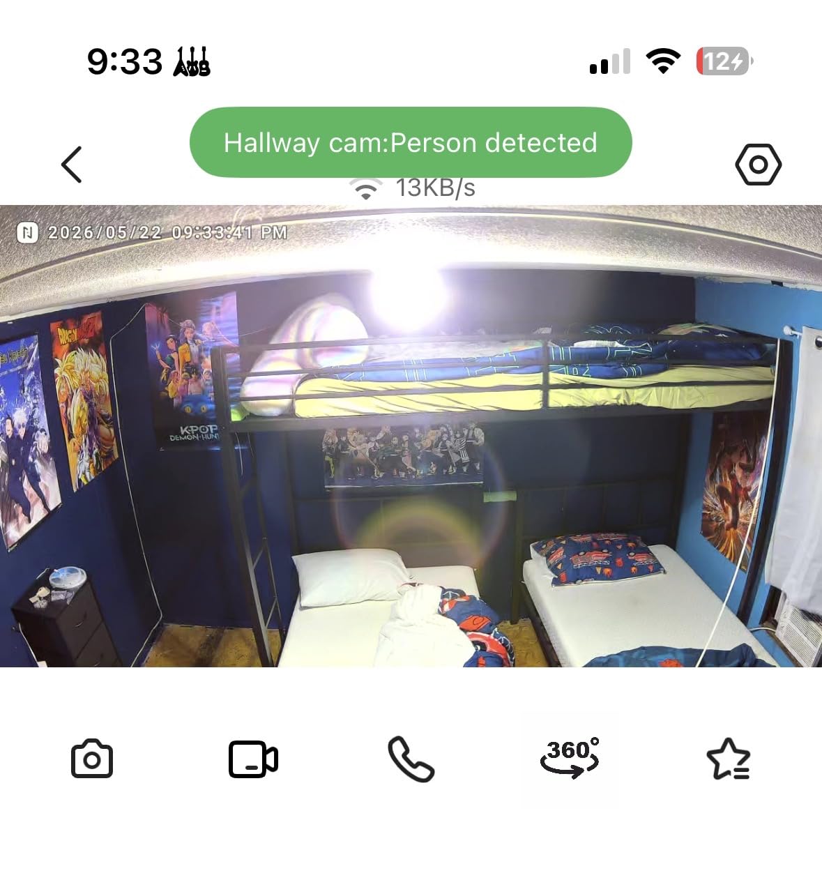 Heavy Duty Triple Bunk Bed for 3, Twin Over Twin Over Twins with Guardrails and Ladder, Metal Bunk Bed, 3 Bed Teens and Adults, No Box Spring Needed (Black) customer photo 1