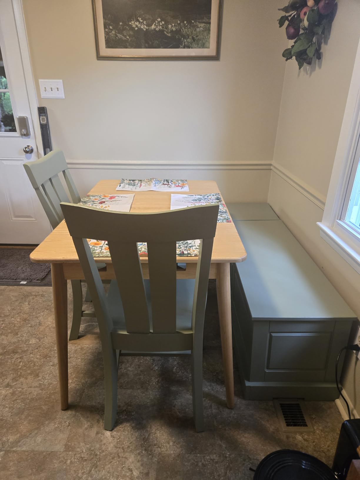Solid Wood Extendable Dining Table for 4-8 People, Extension from 47.2 to 63 Inches, Mid-Century Modern Style customer photo 1