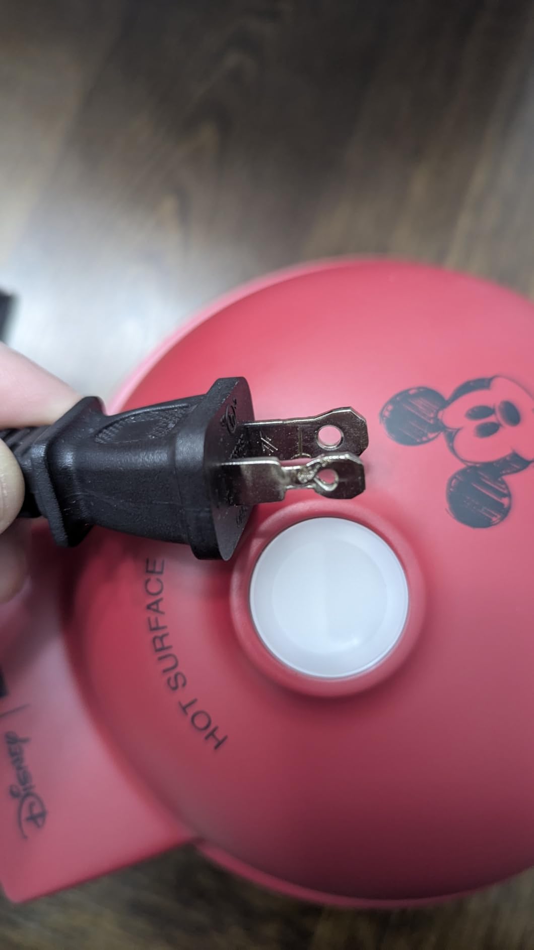 Disney | Dash Mickey MultiMaker Mini Waffle Maker, Ceramic Nonstick, Red | Disney Mickey & Friends Waffles Kids Love; Removable Plates Make Mickey, Minnie, Pluto, and Classic Mini Waffles customer photo 2