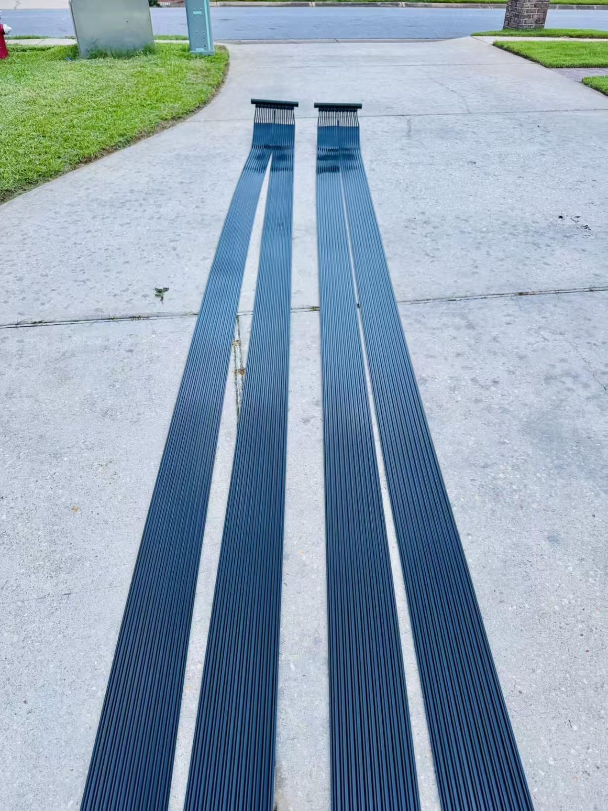 IRONMAX 2.5 x 20 Ft Solar Pool Heater for Above Ground & Inground Pools | Weatherproof Solar Pool Heating Panel, Portable Efficient Pool Warmer System, Easy to Install on Outdoor Roofs customer photo 1