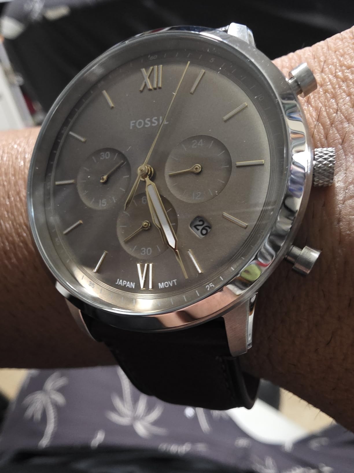 Men's Watch, Neutra Quartz Stainless Steel Chronograph Watch for Men customer photo 1