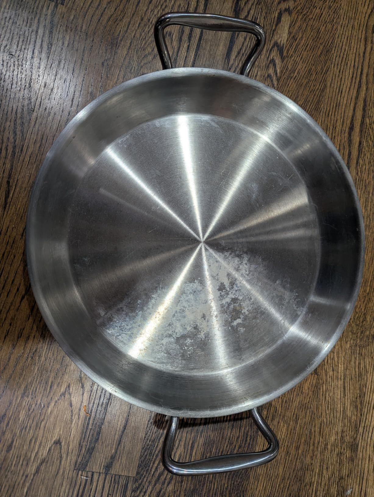 12 Inch Paella Pan, Tri-Ply Stainless Steel Large Spanish Rice Pan | Great for Seafood Paella, Authentic Paella, Socarrat | Oven Safe | Induction Compatible | 2-4 Servings | Detachable Handles customer photo 2