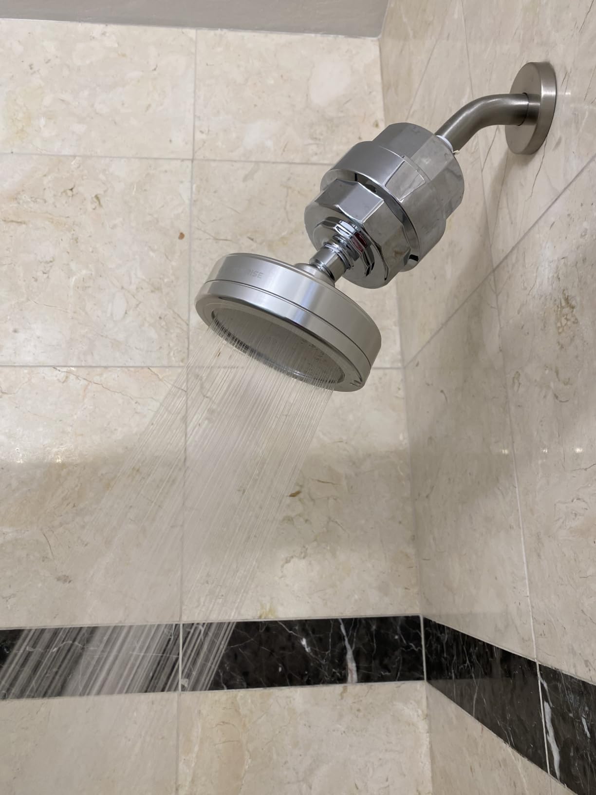 SR SUN RISE Filtered Shower Head with 3 Replaceable Filter Cartridges, 20+3 Stage Shower Filter Head for Hard Water, High Pressure Shower Head with Filters Removes Chlorine, Harmful Substances customer photo 1