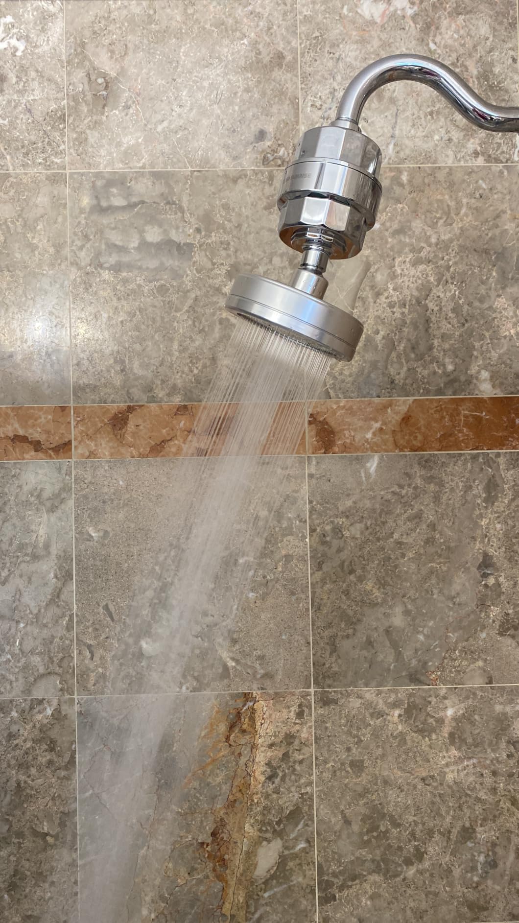SR SUN RISE Filtered Shower Head with 3 Replaceable Filter Cartridges, 20+3 Stage Shower Filter Head for Hard Water, High Pressure Shower Head with Filters Removes Chlorine, Harmful Substances customer photo 2