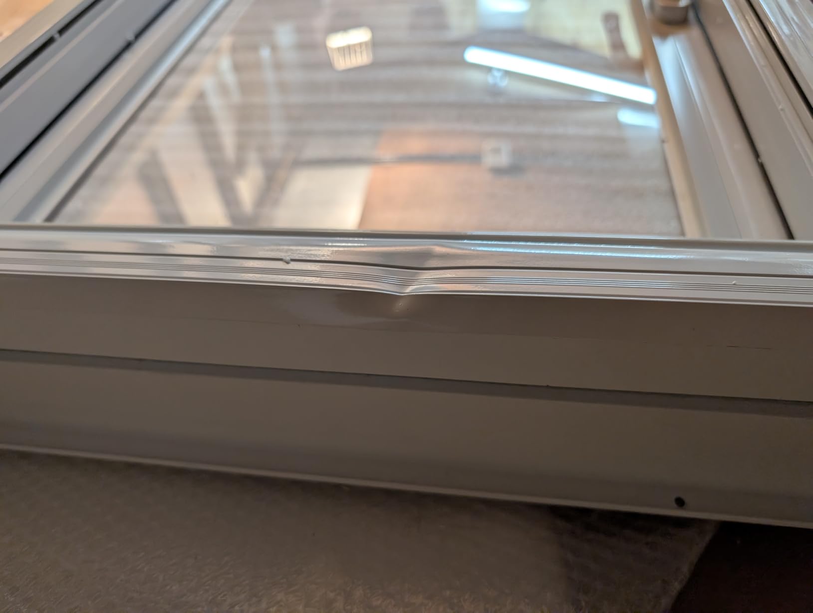 Concession Window Aluminum Alloy Frame Service Windows for Food Truck, Up to 85 Degrees Stand Serving Window with Awning Door and Drag Hook (2 left&right sliding windows, 36x24in) customer photo 1