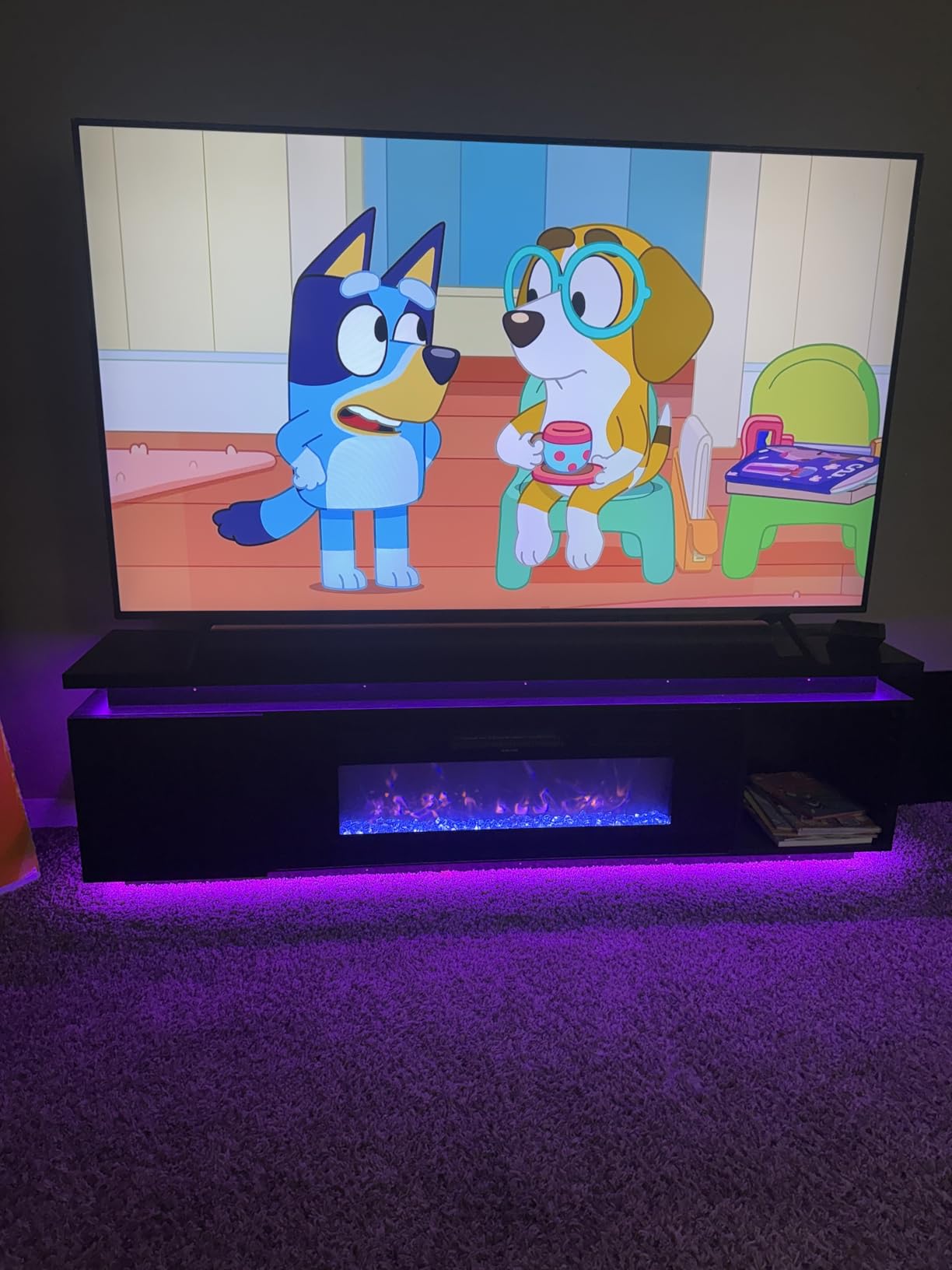Fireplace TV Stand with 40