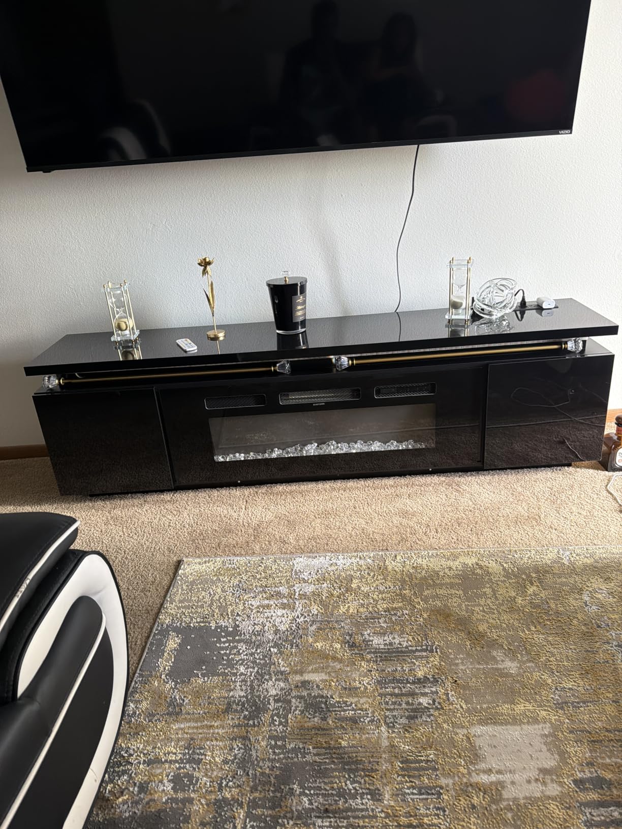 Fireplace TV Stand with 40