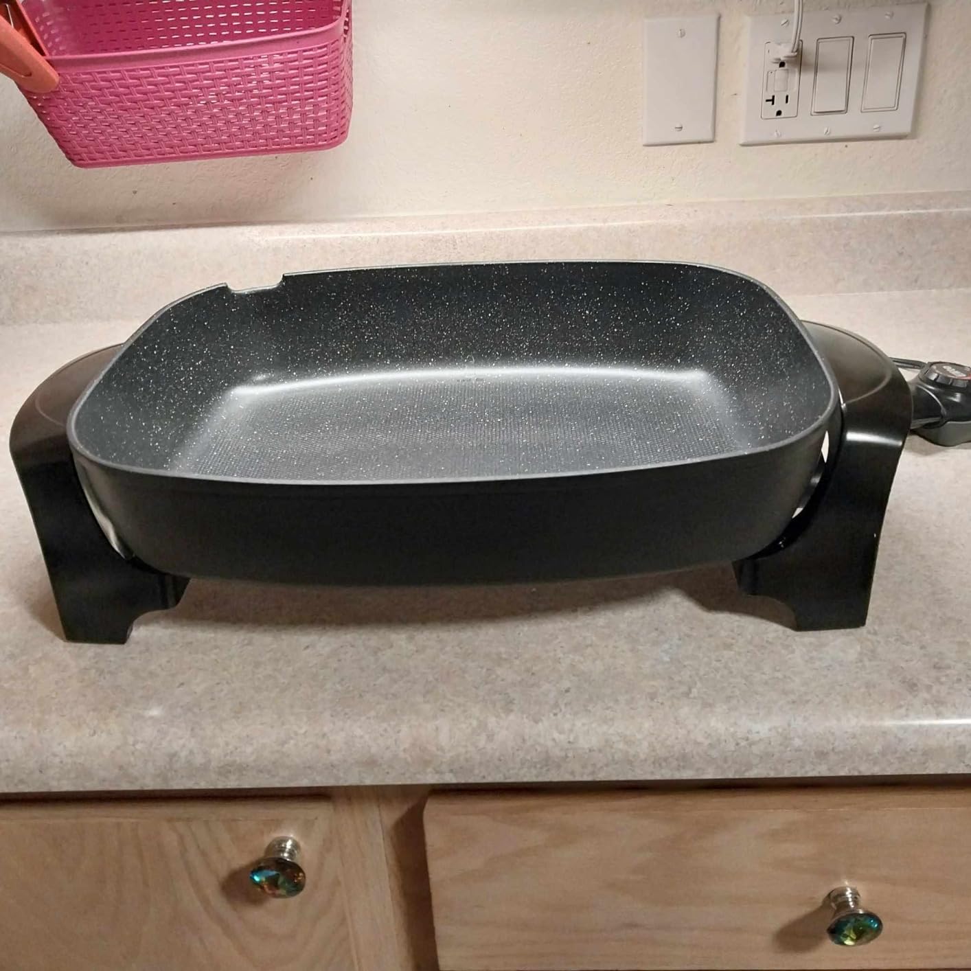Ceralast Ceramic Electric Skillet, 12.5Qt, Black/Gray | Xtra-Deep 4