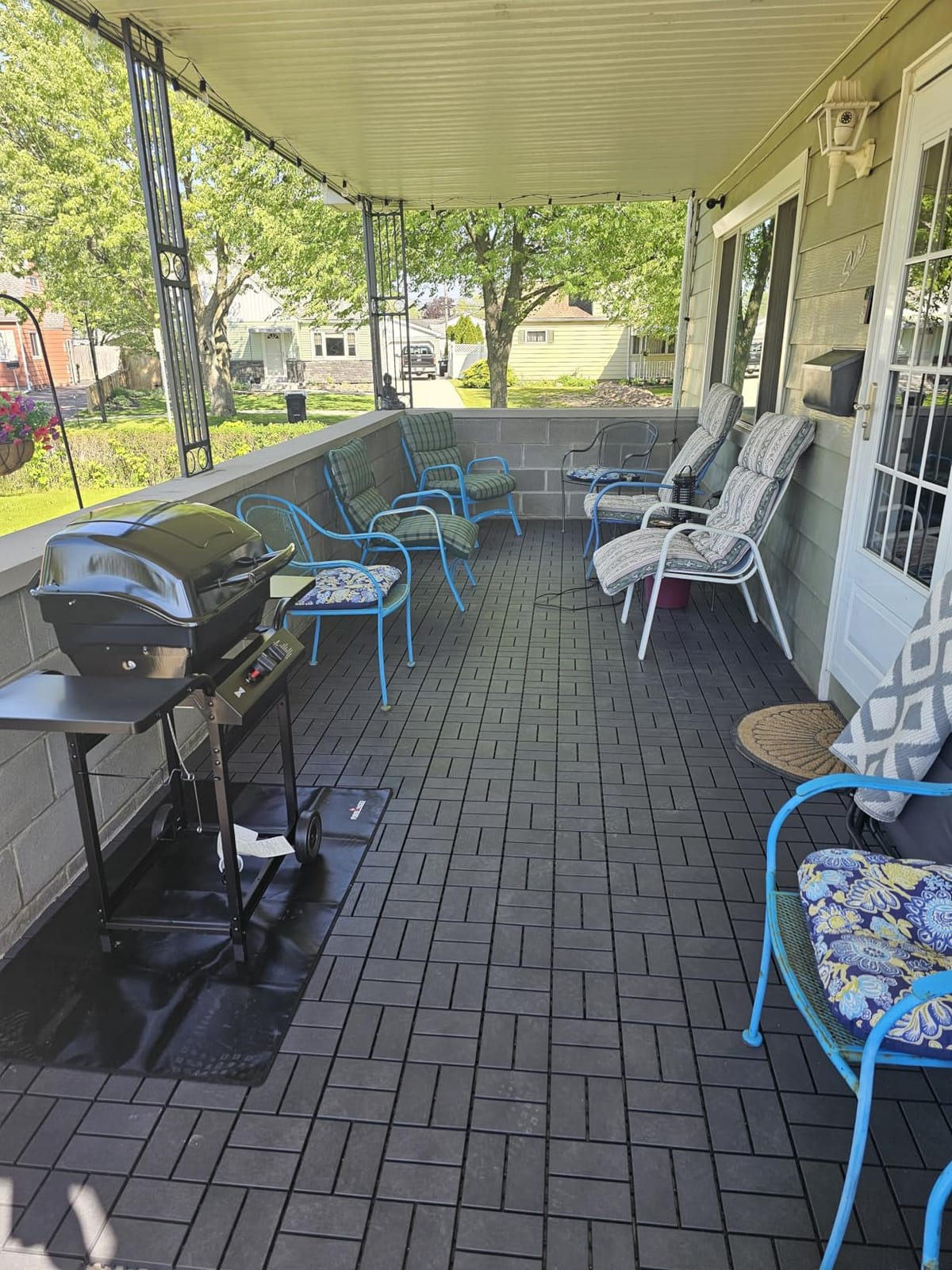 Interlocking Deck Tiles, EchoDeck Patio Deck Tiles, 44 Pack Deck Tiles Interlocking Outdoor All Weather, 12