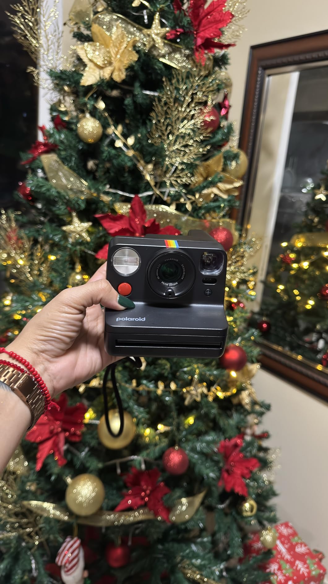 Polaroid Now+ 3rd Generation I-Type Instant Camera + Film Bundle - Now+ Bluetooth App Controlled Arctic Blue Camera + 16 Color Photos (6645) customer photo 1