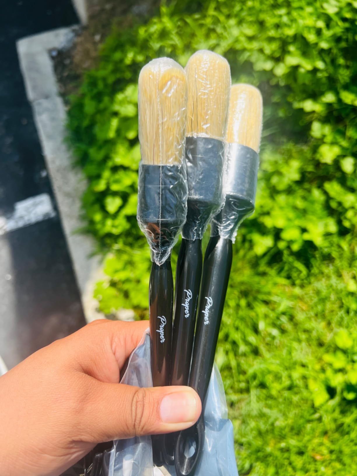 Premium Car Detailing Brush Set - Complete 6 Pack Kit - 2 Boar's Hair, 2 Ultra Soft, 2 Synthetic Bristles - Car Detail Brush for All Surfaces, Leather Seats, Air Vents, Wheels & Emblems, and More customer photo 1