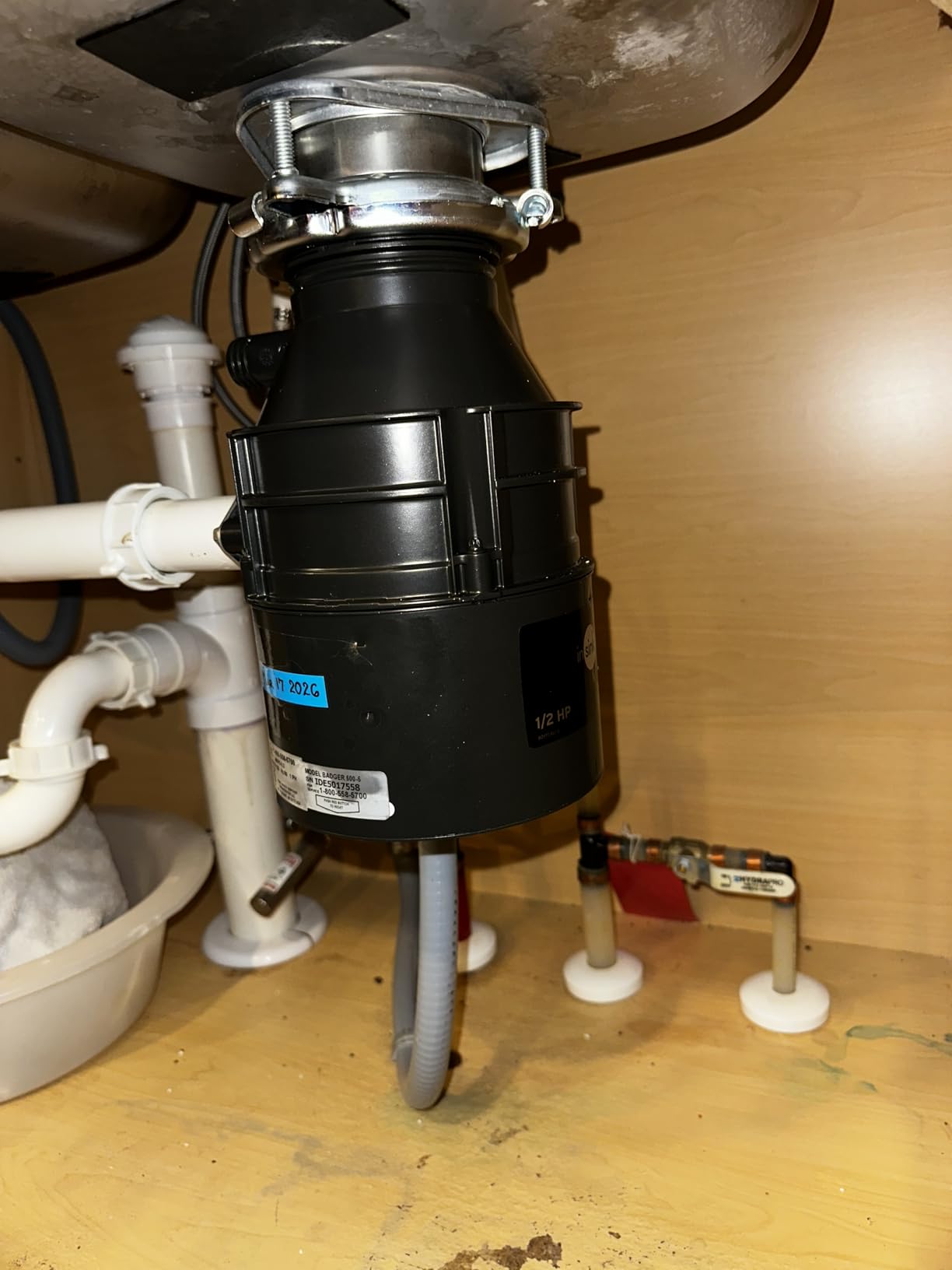InSinkErator Badger 500, 1/2 HP Continuous Feed Kitchen Garbage Disposal, Badger Series BADGER 500 customer photo 2