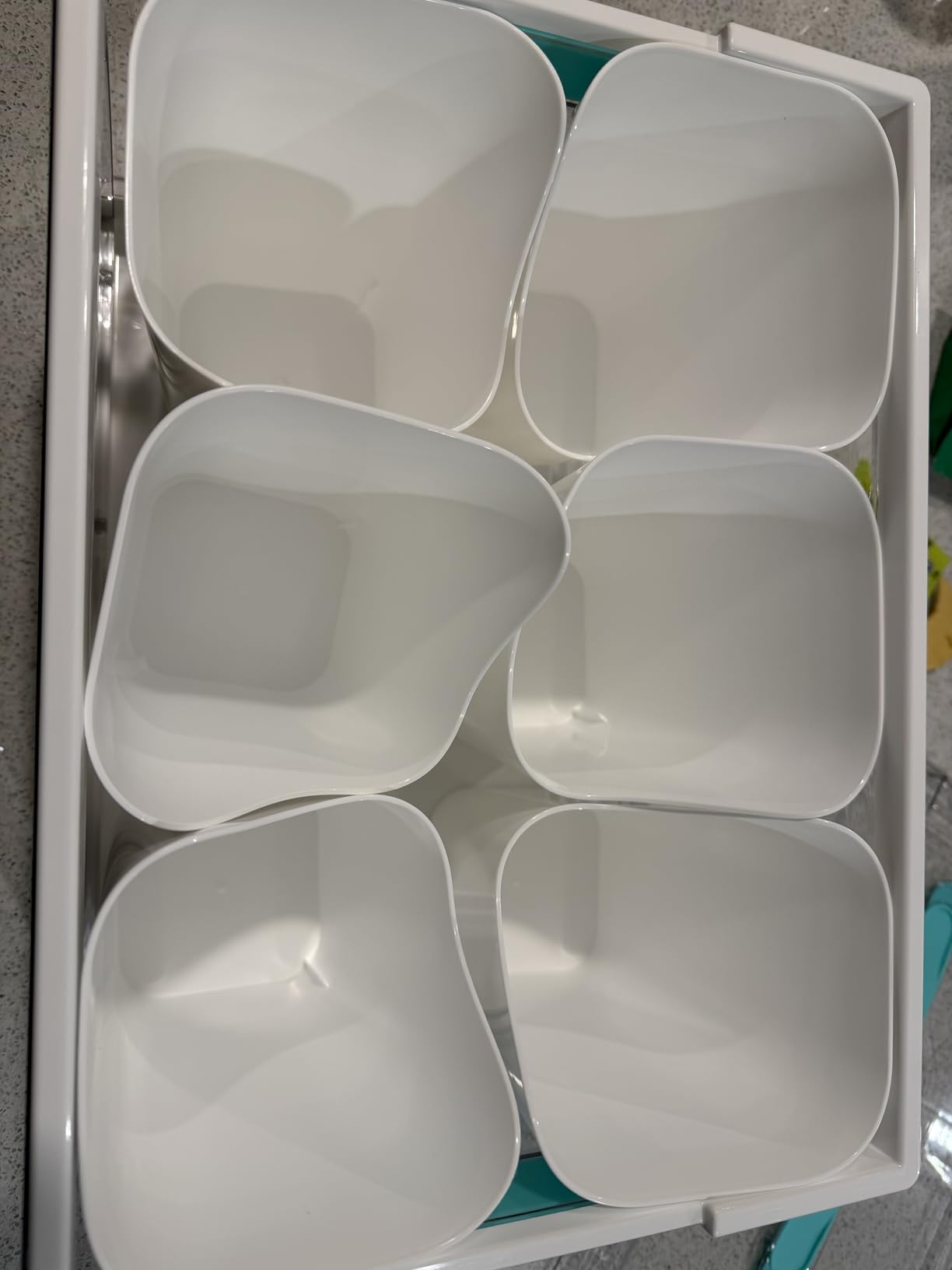 Vtopmart 24 QT Clear Plastic Craft Organizer with Detachable Inserts, 1 Pack | 6 Detachable Inserts for Flexible Sorting, Art Supply and Tool Storage Box for Craft, Crayon, Pencils and Creative Materials customer photo 2