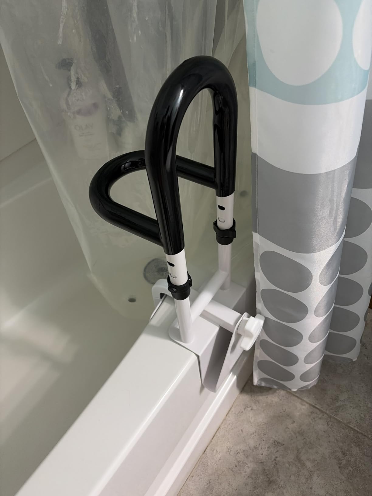Adjustable Bathtub Safety Rail with Double Grip | 14