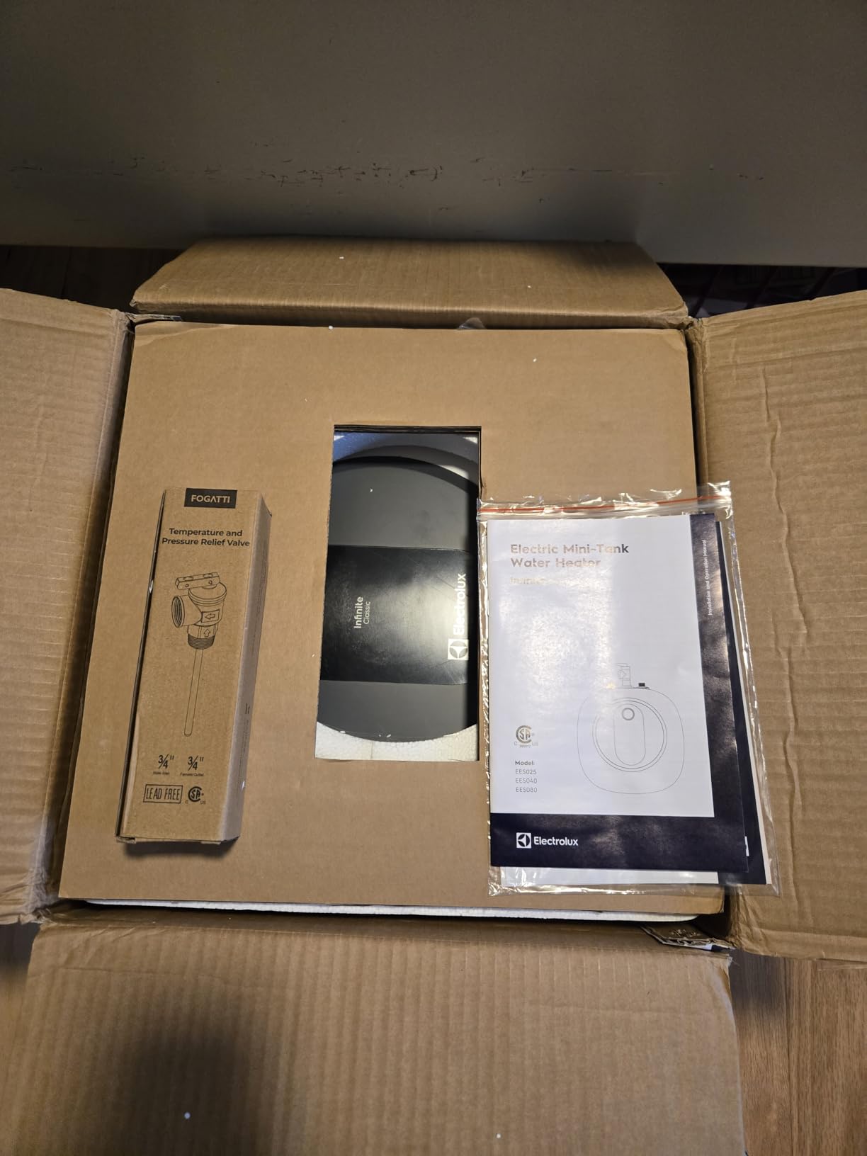 Electrolux Mini Tank Water Heater Electric 2.5 Gallon | Under Sink Water Heater for Point of Use Instant Hot Water, Shelf Wall or Floor Mounted customer photo 2