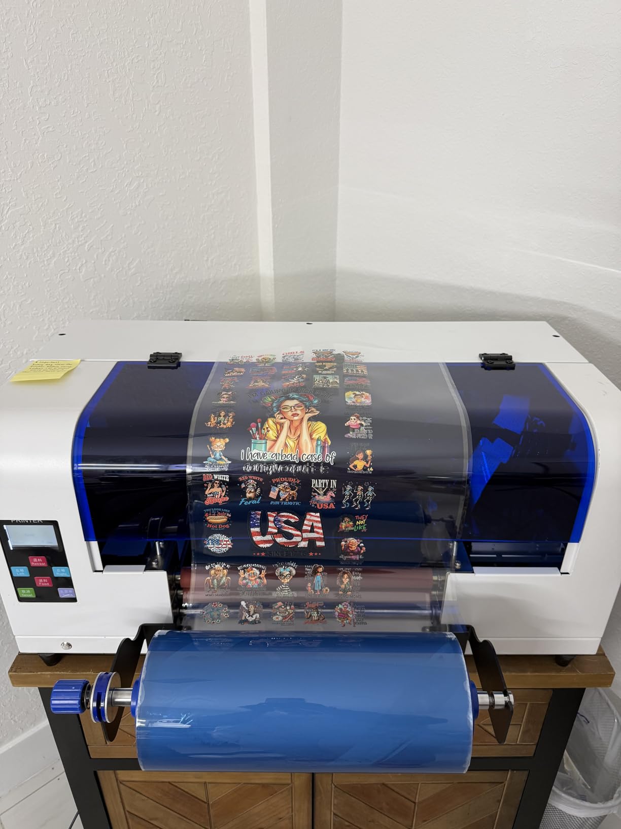 A3+ DX7 UV DTF Sticker Printer Come with Software A/B Film and Inks customer photo 2