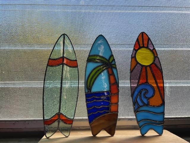 FIVEIZERO 24 Sheets Rainbow Transparent Stained Glass Sheets 4x6 Inch - Mixed Color Stained Glass Supplies for Suncatchers, Mosaic Crafts, Fused Glass Supplies, Window Art & DIY Projects customer photo 1