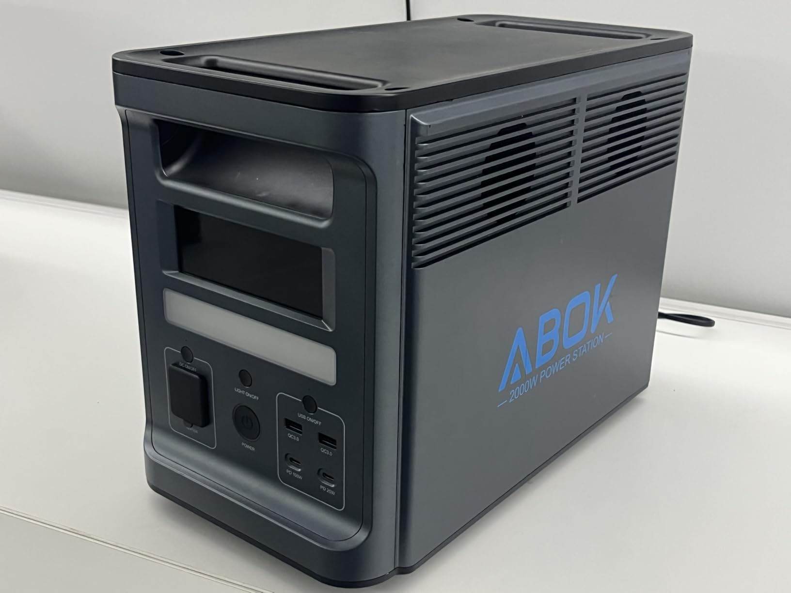 ABOK Ark2000 1536Wh 2000W Power Station with Asp200 200W Solar Panel | 8 Ports, LiFePO4, 10ms UPS, Expandable to 3072Wh/4608Wh - Solar Generator for Camping, RV, Home Backup customer photo 2