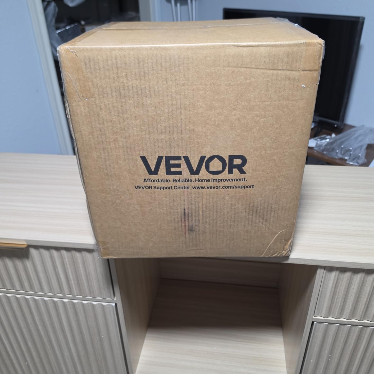 VEVOR Stand Airless Paint Sprayer, 650W, 3000PSI High Pressure Airless Sprayer with Cart, Cleaning Brush, Hose, Extension Rod, Nozzles, Electric Spray Paint Machine for House Exterior and Interior customer photo 1
