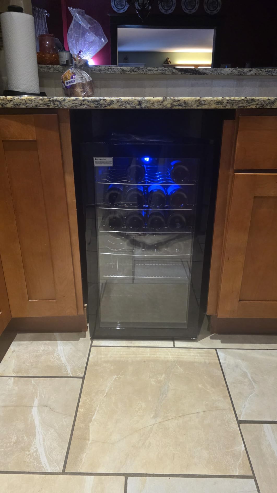 Icyglee 25 Bottle Wine Cooler Refrigerator, Freestanding Wine Fridge, Black | Compressor Cooled, 41-64°F Adjustable Temp, Double-layer Glass Door, Red & White Wine Storage, Home Bar customer photo 2