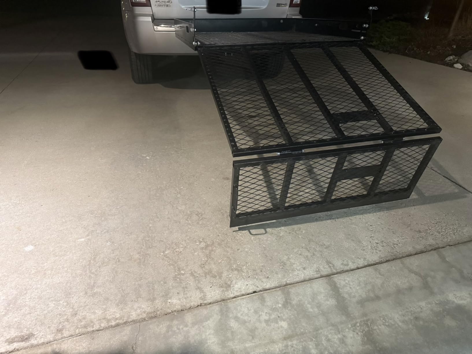 Mockins Folding Trailer Hitch Cargo Carrier with Ramp for Wheelchair | 48