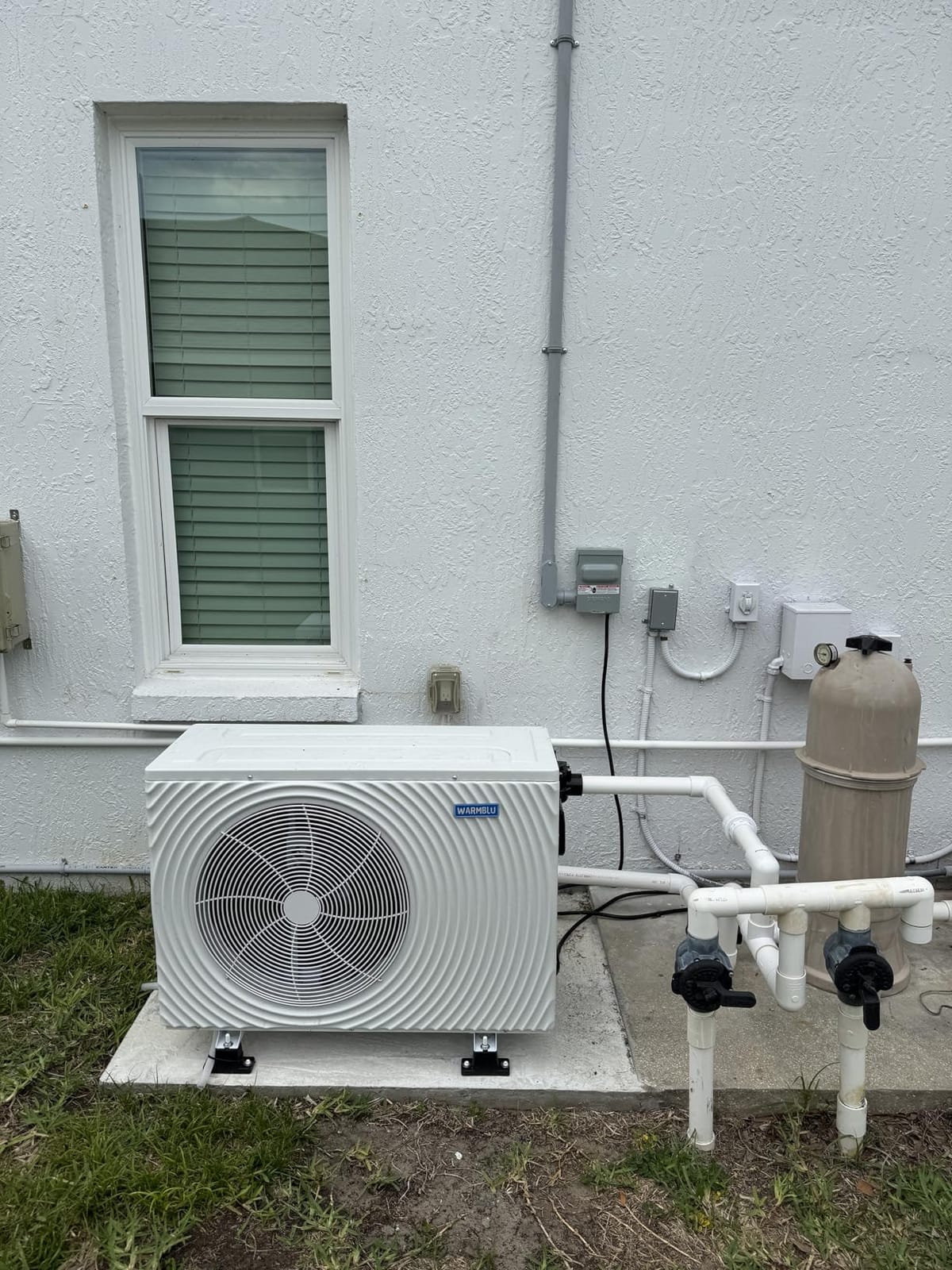 10,000 Gallons Above Ground Pool Heater 110V | H10 35,000BTU Swimming Pool Heat Pump High Efficiency COP16 Energy Save 45% Heating or Cooling Above Smart Inverter Control customer photo 1