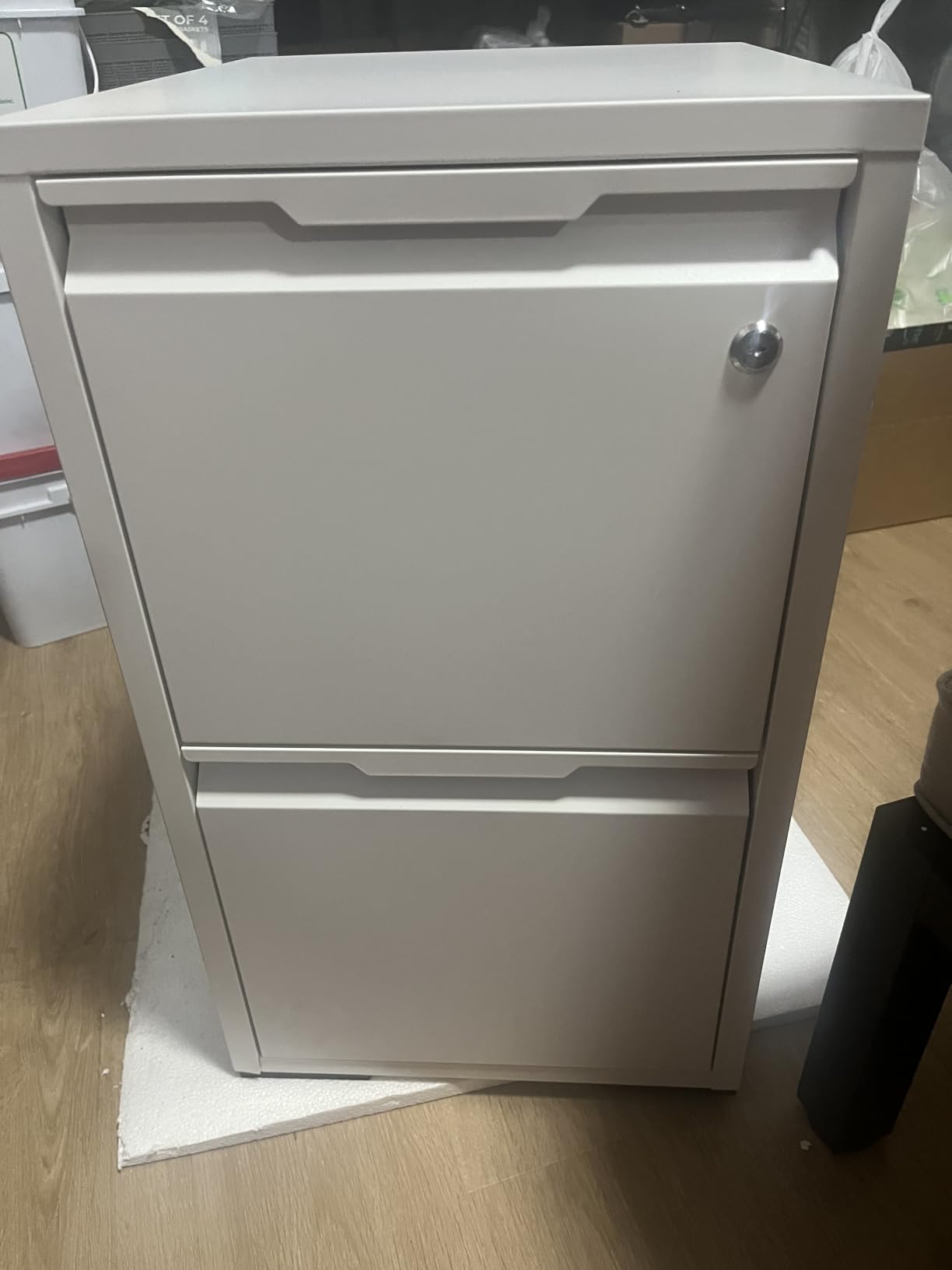 Lateral File Cabinet 2 Drawer, Metal File Cabinet with Lock | Filing Cabinet for Home Office, Large File Cabinet, Lockable File Cabinets for Legal/Letter/A4/F4 Size,Assembly Required customer photo 1