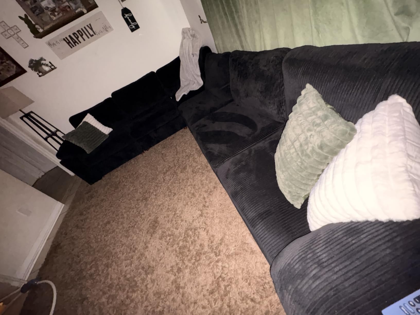 EASE MOOSE Oversized L Shape Sectional Modular Sofa,Wide Deep seat Sectional Sofa,Comfortable Grey Cloud Modular Sofa customer photo 1
