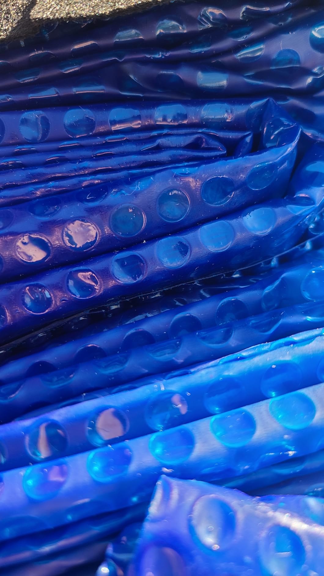 Solar Pool Cover, 12 x 24 FT, Blue Bubble Heating Blanket, 12 Mil | Cuttable Pool Heater Covers for Rectangular Inground & Above Ground Swimming Pools customer photo 1