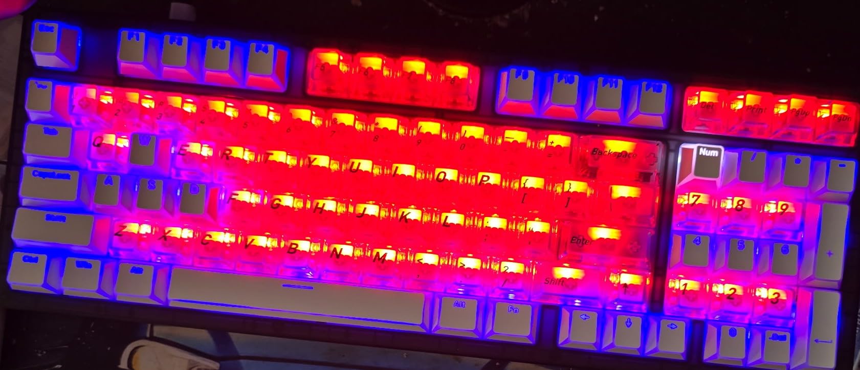 HyperX Origins 2 1800 - Gaming Keyboard, Swappable Housing, Hotswap Switches, High Profile, 1800 Layout, 8k Polling, Mechanical Switches customer photo 2