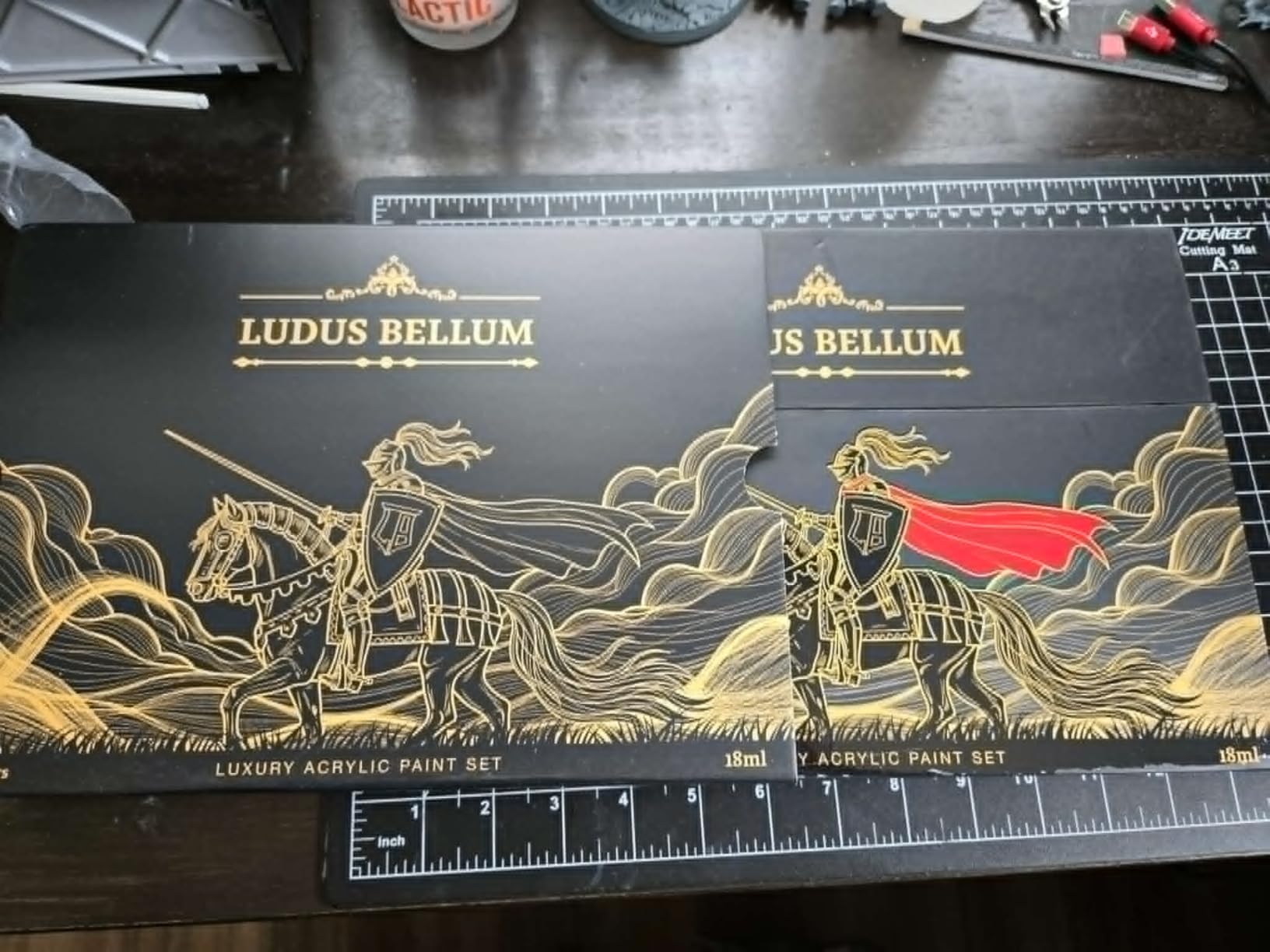 Ludus Bellum Premium Model Paint Set - 17 Professional Acrylic Paints for Warhammer 40K, DnD Figures customer photo 1