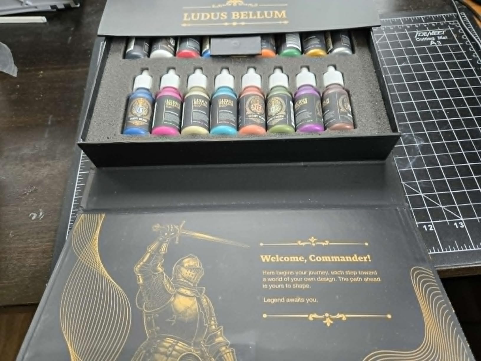 Ludus Bellum Premium Model Paint Set - 17 Professional Acrylic Paints for Warhammer 40K, DnD Figures customer photo 2
