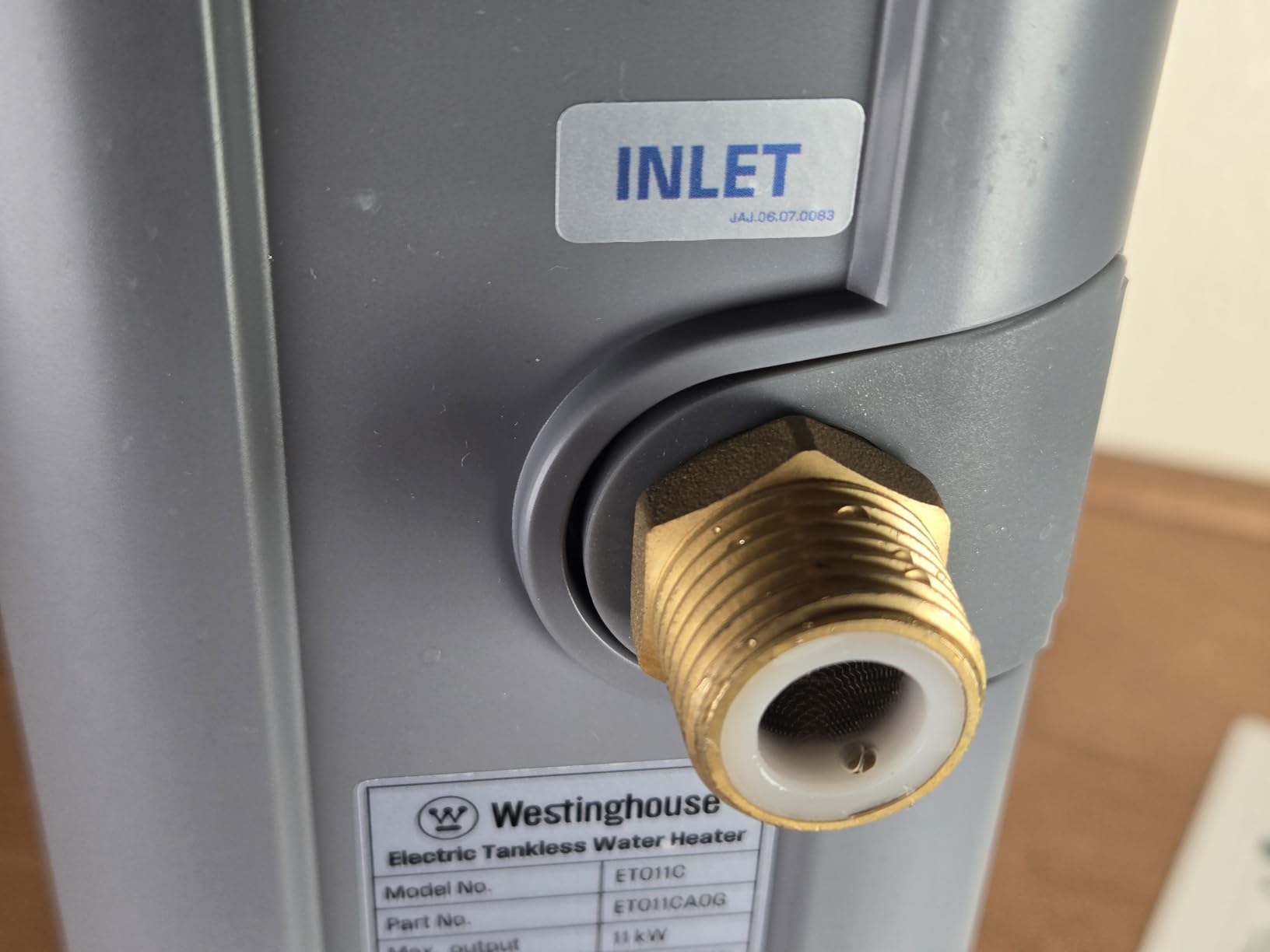 Westinghouse Wifi Tankless Water Heater Electric, 18kW 240V, Copper Element with Scale Inhibitor, Max 4.2GPM, Whole House Use, ETL Certified, Smart Wifi Compatible with Alexa & Google Home customer photo 1