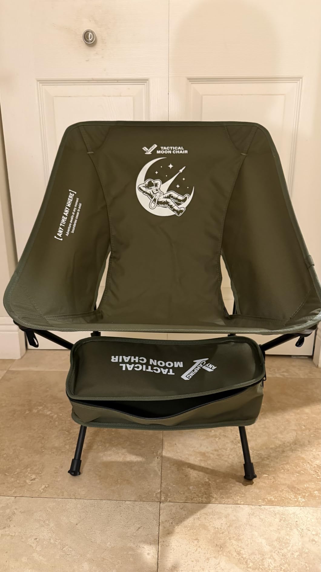 Trailblaze Ultralight Camping Chair, 2.2 LBS Compact Folding Chair with Anti-Sinking Feet, Sturdy Portable Backpacking Chair Supports 330 lbs customer photo 1