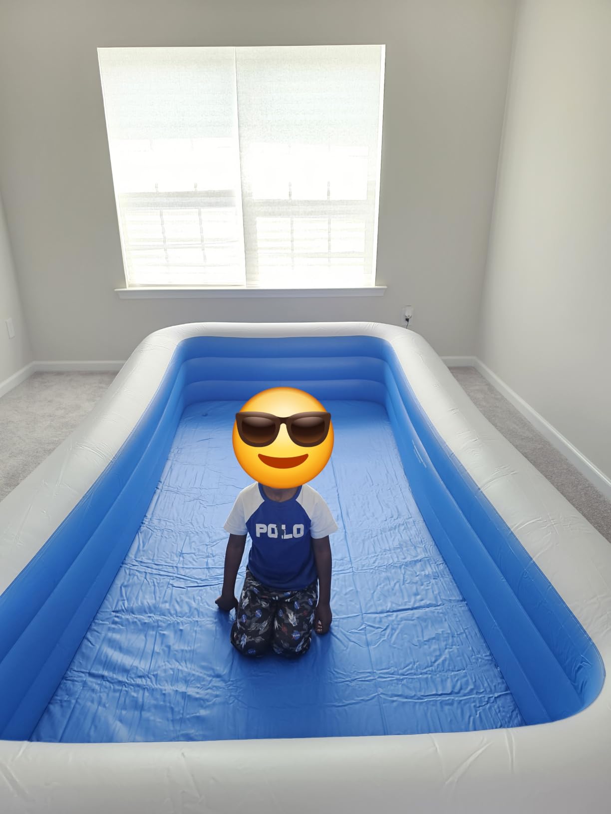 Extra Large Inflatable Swimming Pool - 165 x 76 x 22 Oversized Blow Up Pool for Adults, Big Family Backyard Pool with Pump, Thickened Kiddie Pool for Summer Water Party, Easy Set Up customer photo 2