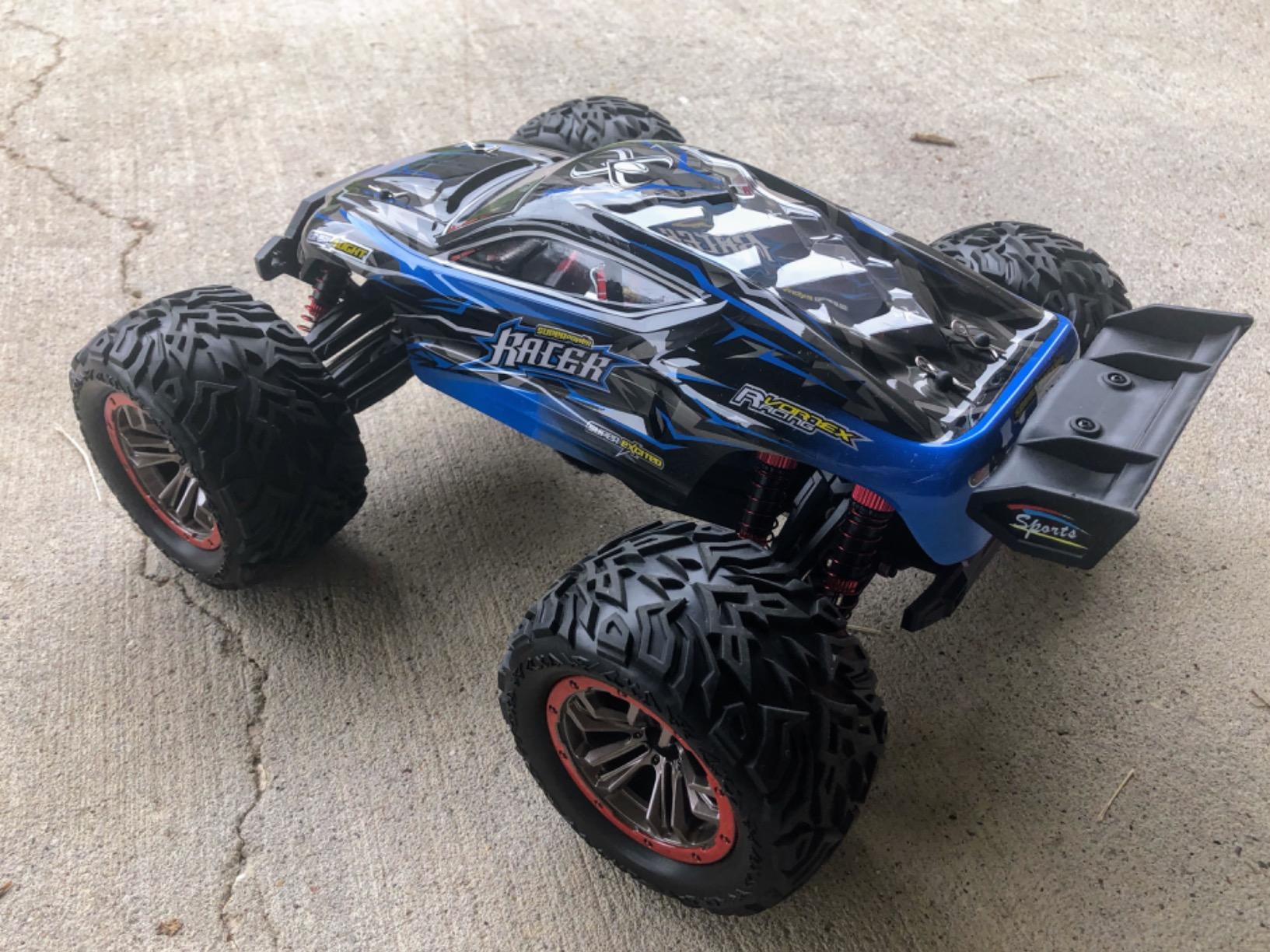 Hosim 1/10 Brushless RC Cars for Adults & Boys 60+ KPH, Fast RC Truck | 4x4 Off-Road All-Terrain Big Remote Control Car, Oil-filled Shock & Metal Drivetrain, Hobby RC Cars Toy Gift customer photo 1