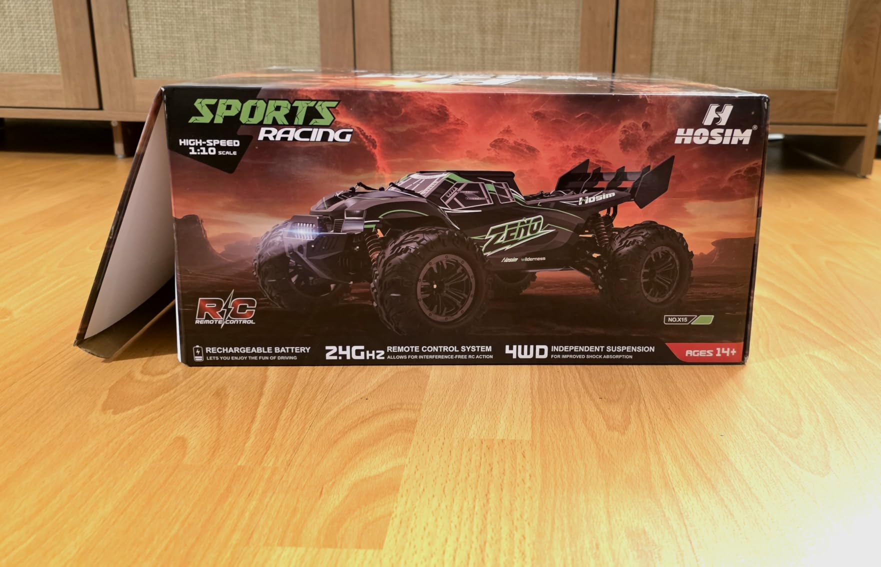 Hosim 1/10 Brushless RC Cars for Adults & Boys 60+ KPH, Fast RC Truck | 4x4 Off-Road All-Terrain Big Remote Control Car, Oil-filled Shock & Metal Drivetrain, Hobby RC Cars Toy Gift customer photo 2