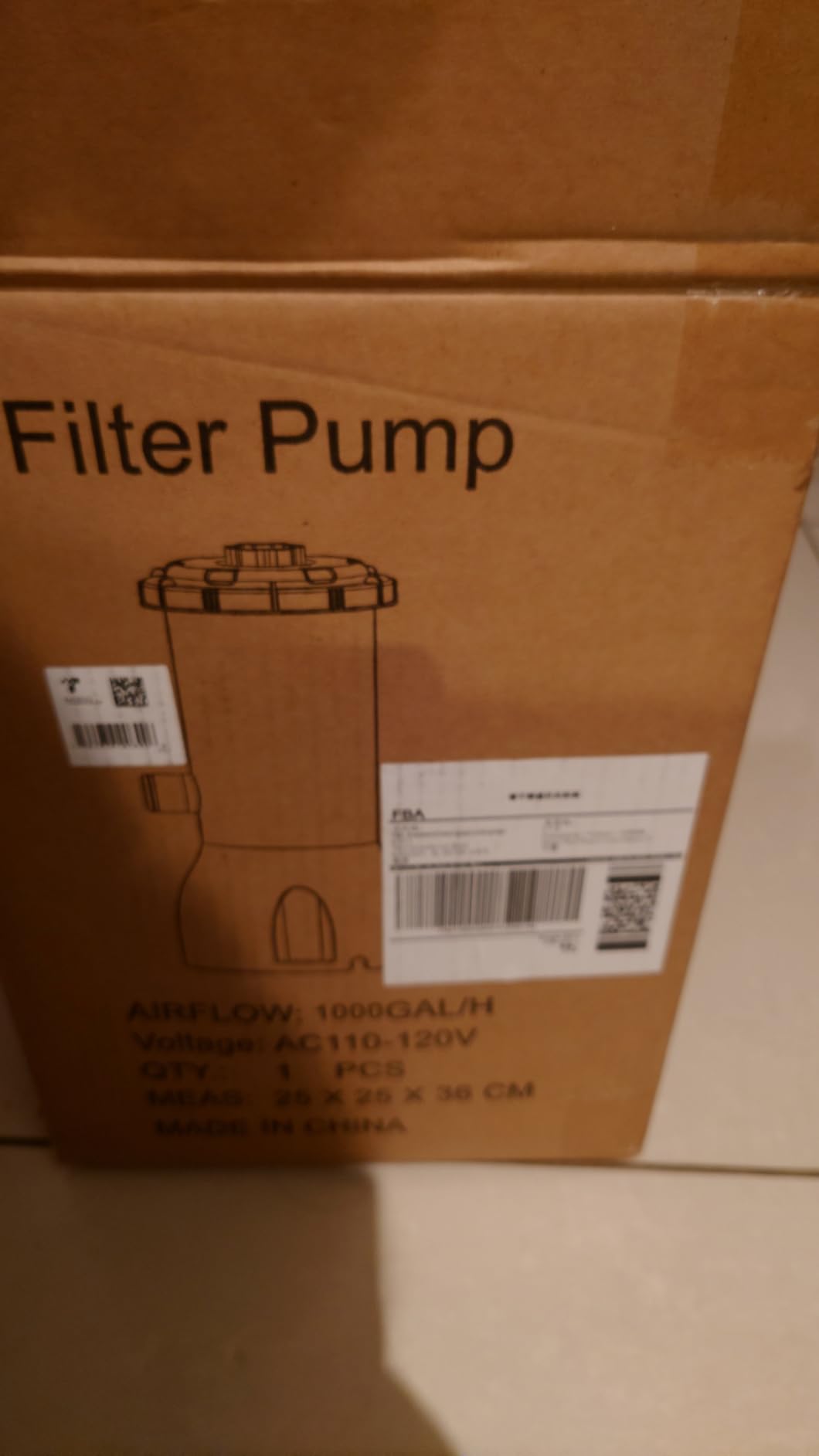 Pro 1000 GPH Above Ground Pool Filter Pump with GFCI Protection and Cartridge Filtration customer photo 1