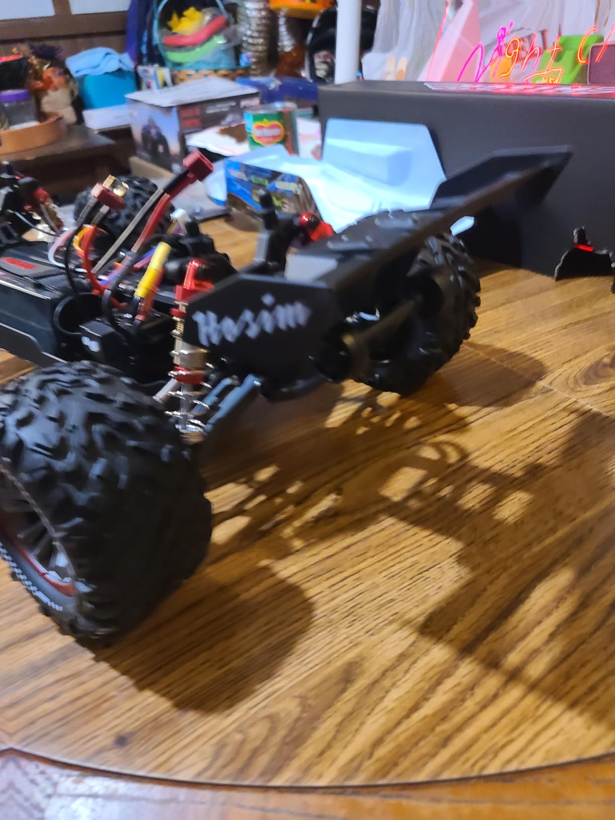 Hosim Mini 1:8 45+ MPH Fast Brushless RC Cars for Adults with 3S Battery | All Terrain Adult RC Trucks, 3650 Brushless Motor (2800KV) 60A ESC, Central Transmission, Two 3S 11.1V 2600mAh Lipo customer photo 2