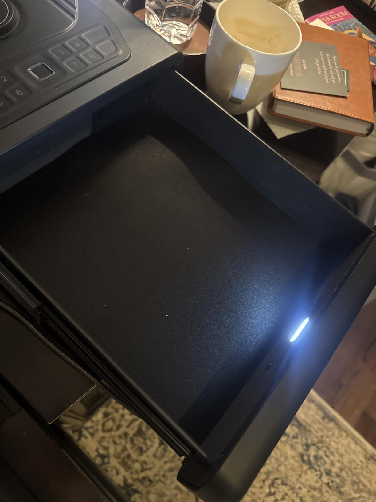Biometric Gun Safe for Handgun, 0.3S Auto-Open & 2X Wireless Charging | Handgun Safe with Fingerprint, 10.25