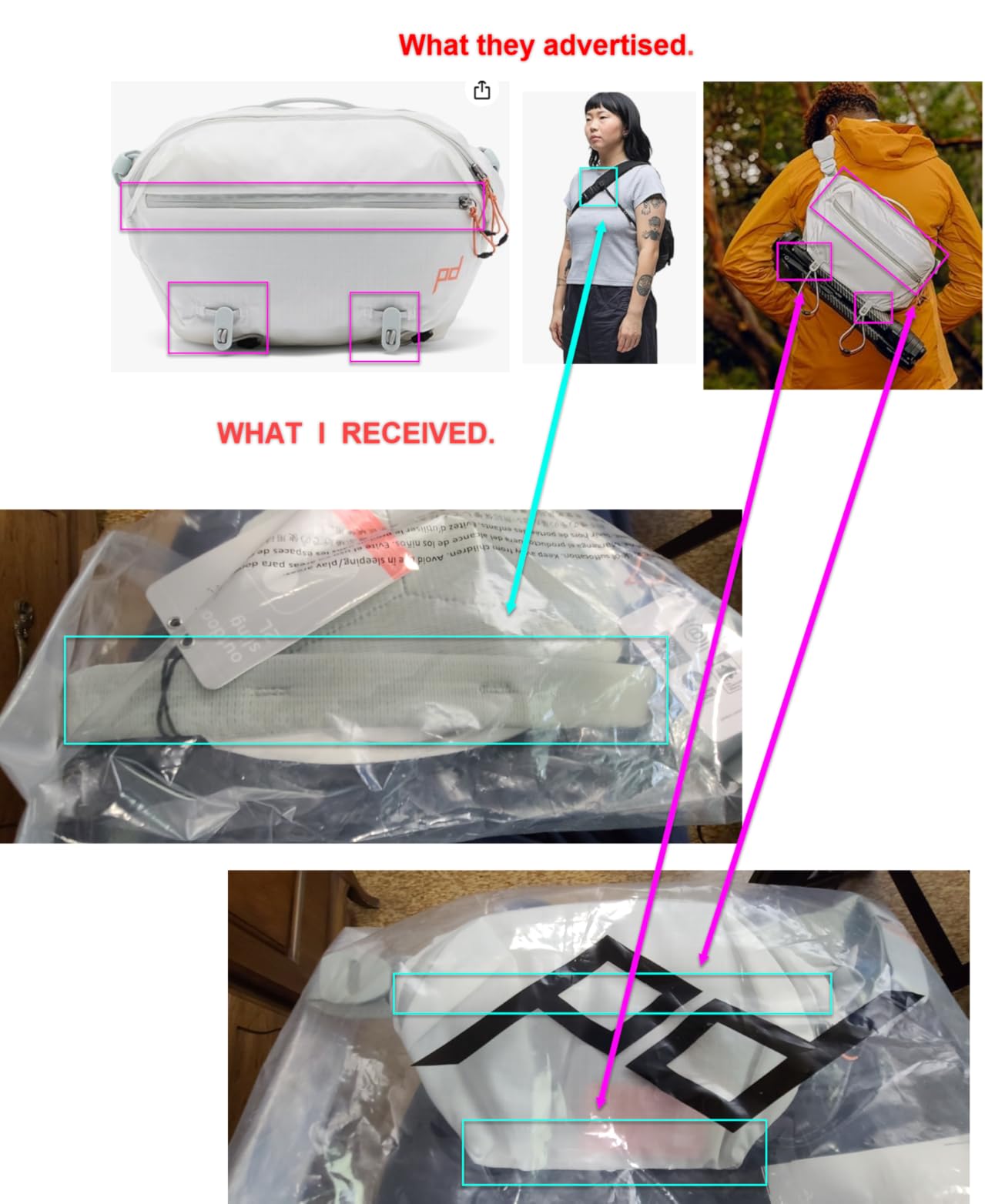 Peak Design Outdoor Sling 7L, Kelp - 10 Pockets, Padded Shoulder Strap for Crossbody or Waist Carry, Versatile Sling Bag customer photo 2