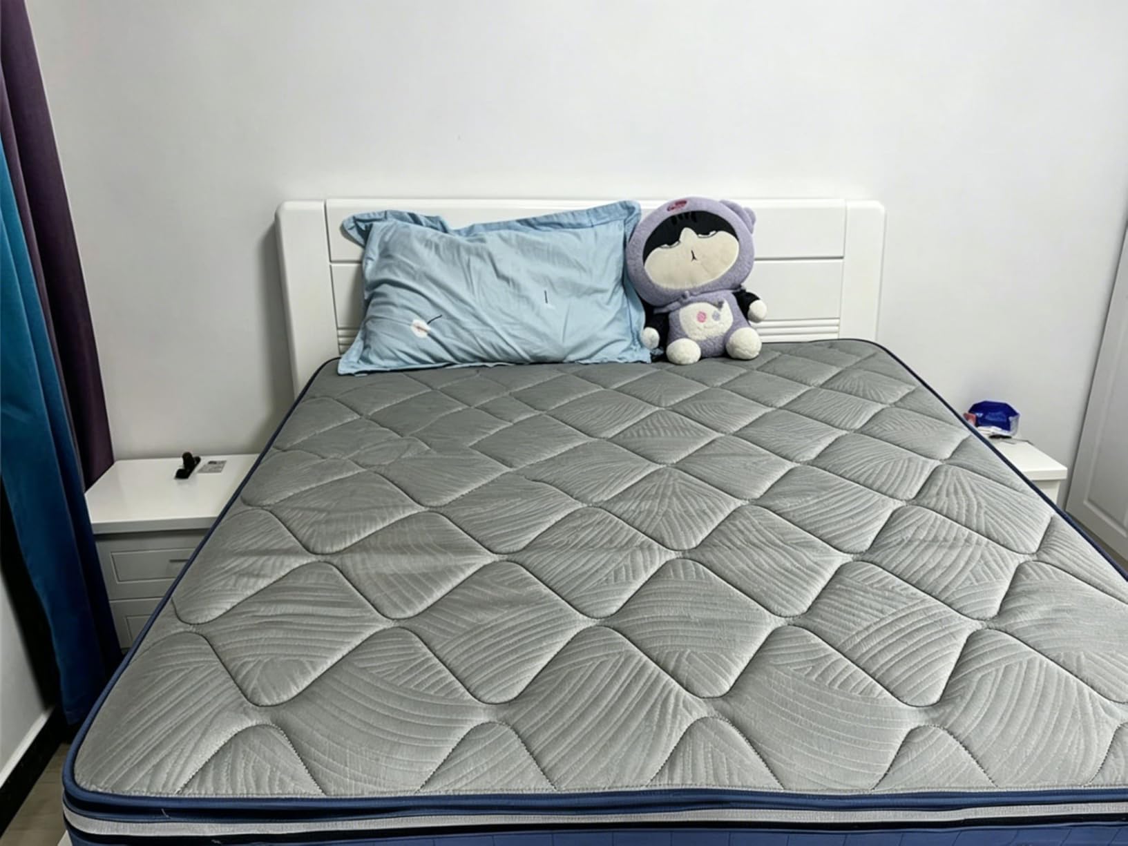 Sweetnight CoolNest 14 Inch Queen Mattress, Hybrid Queen Size Mattresses with DuoSense Pillow Top & Memory Foam for Feels up to 8° Cooler, Medium Firm Mattress Pressure Relief CertiPUR-US Certified customer photo 2