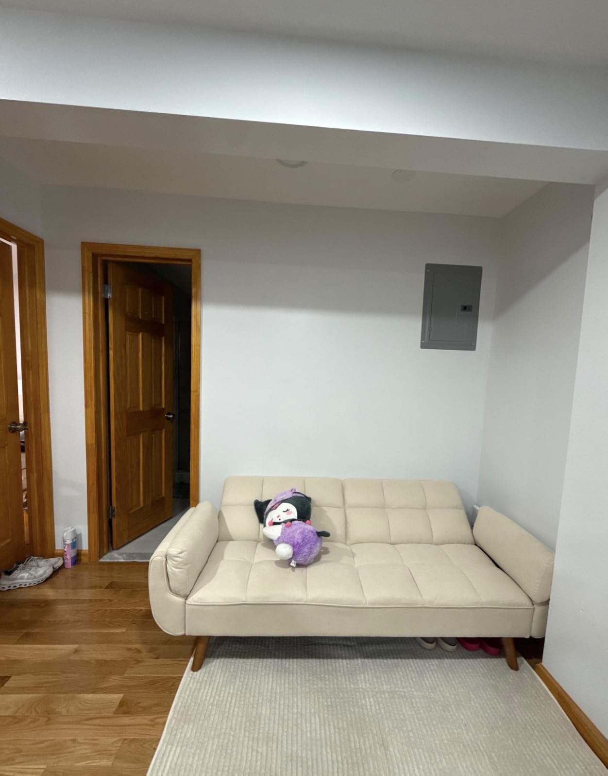 Futon Sofa Bed Modern Convertible Sleeper Sofa, 75