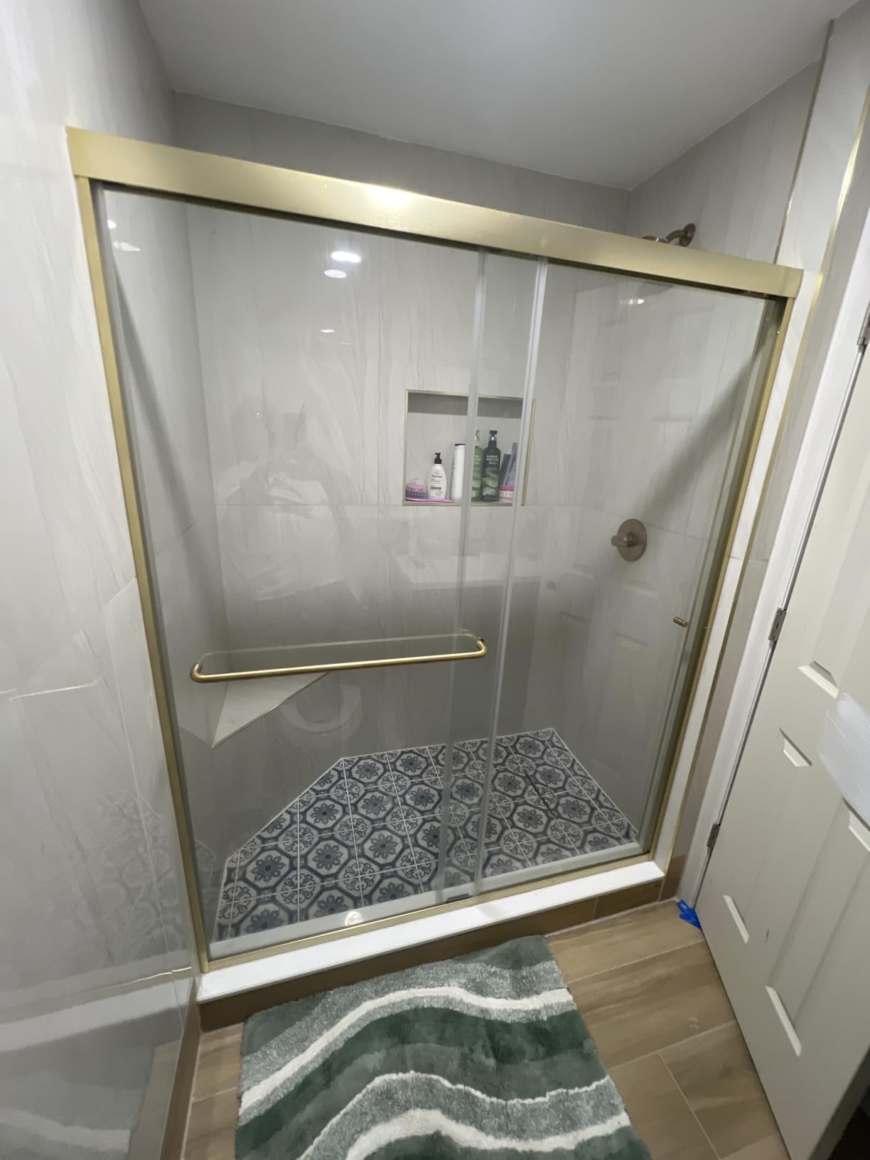 Semi-Frameless Sliding Shower Door 56-60