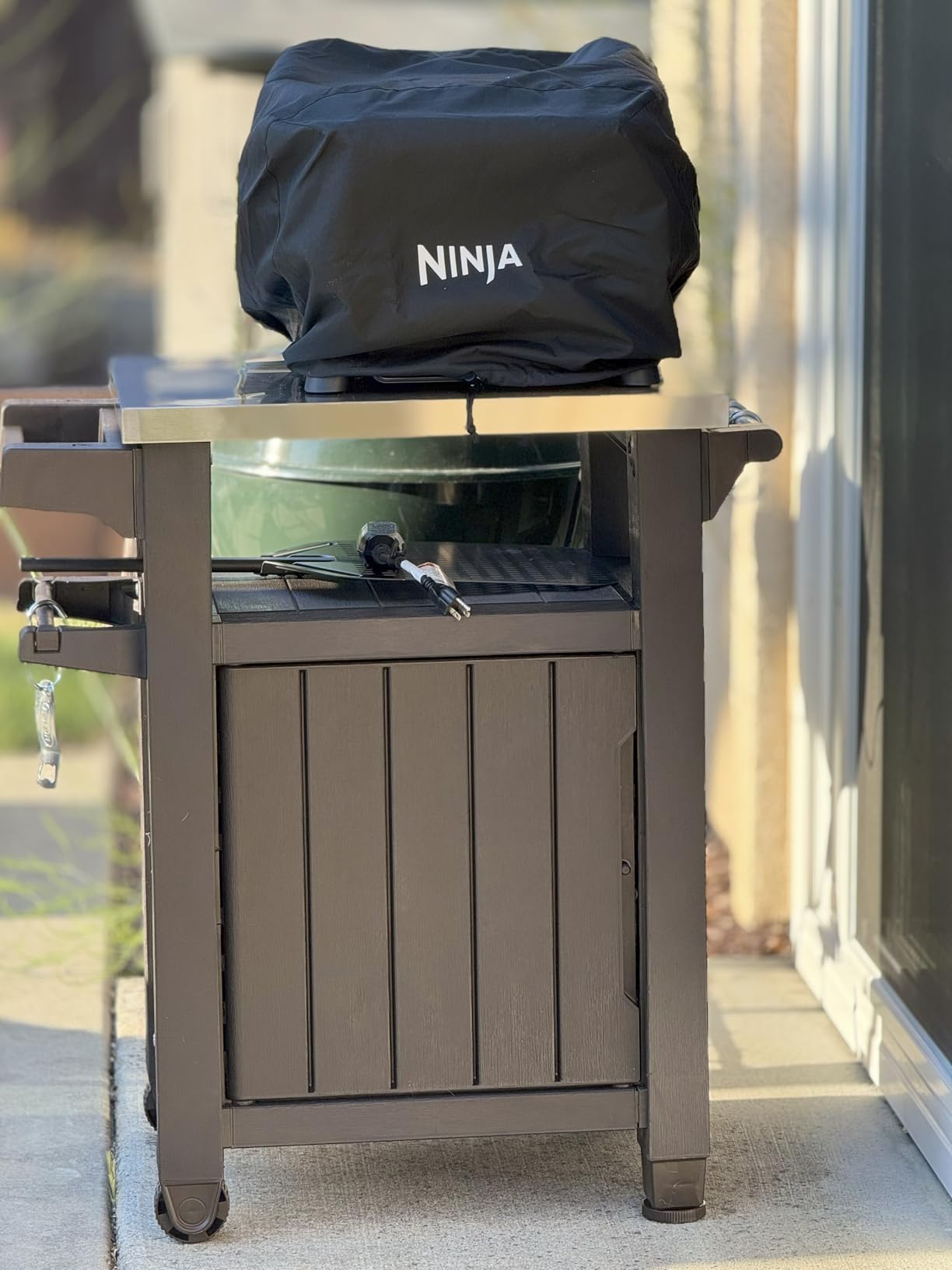 Ninja Artisan 5-in-1 Portable Electric Pizza Oven, Blue & Gold, MO201BL1 | Ninja Artisan 5-in-1 Pizza Oven offers 5 pizza styles, bakes & proofs at up to 700F, fitting a 12