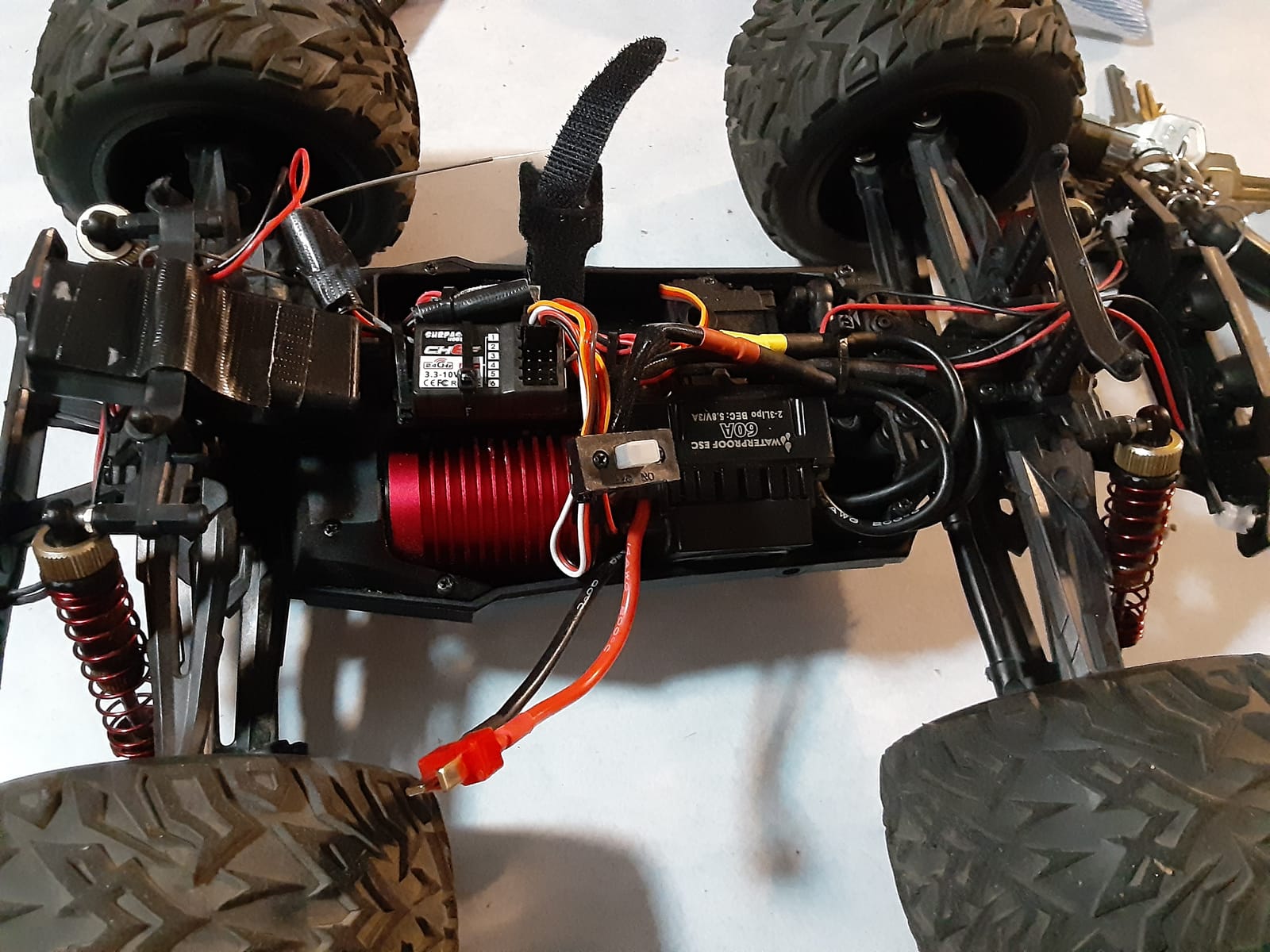 Hosim 1/10 Fast Brushless RC Cars for Adults & Boys 68+ KM/H 4WD RC Truck | Two 2600mAh Lipo, 2847 3100KV Motor, 45A ESC, Independent Receiver, 6KG Metal-Gear Servo, Steel Drive Shafts customer photo 1
