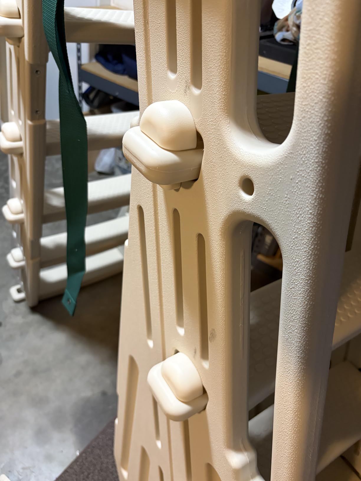 Pool Ladder Above Ground Swimming Safety A Frame Pool Ladder with Platform and Safety Barrier for 48-52 inches Pool customer photo 1