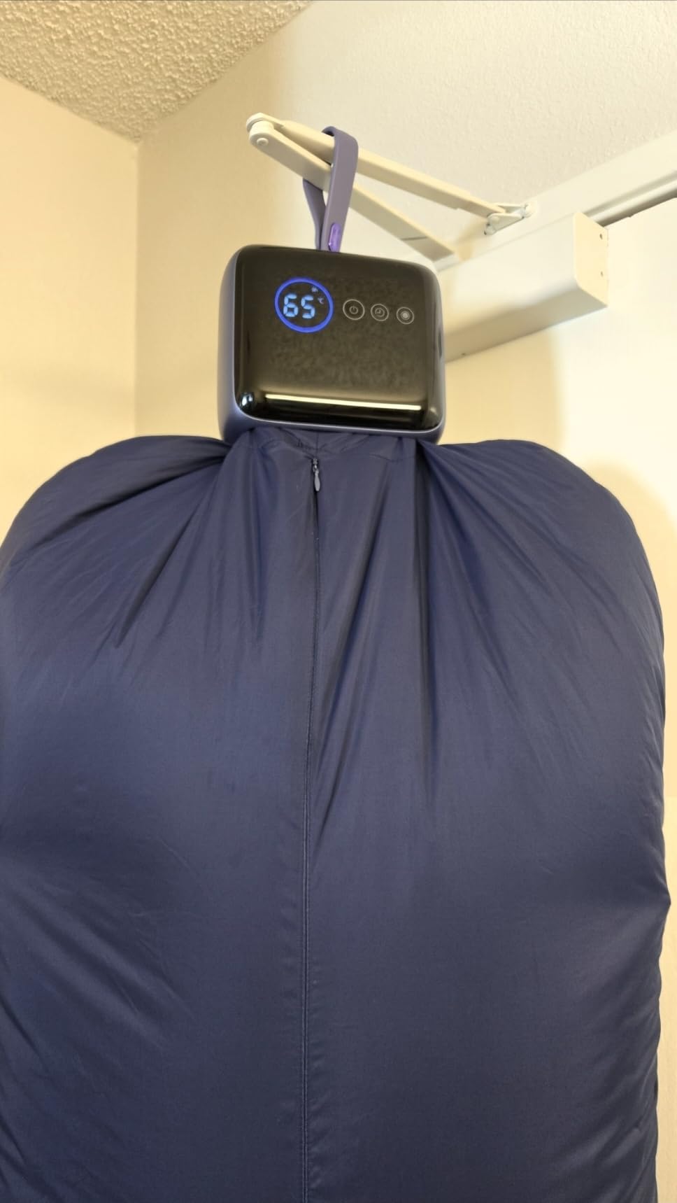 Nesugar Portable Clothes Dryer, Global Voltage Travel Dryer, 4 Modes | Unique Design, 36dB Quiet Operation, Efficient Drying for Home, Apartments & Dorms customer photo 1