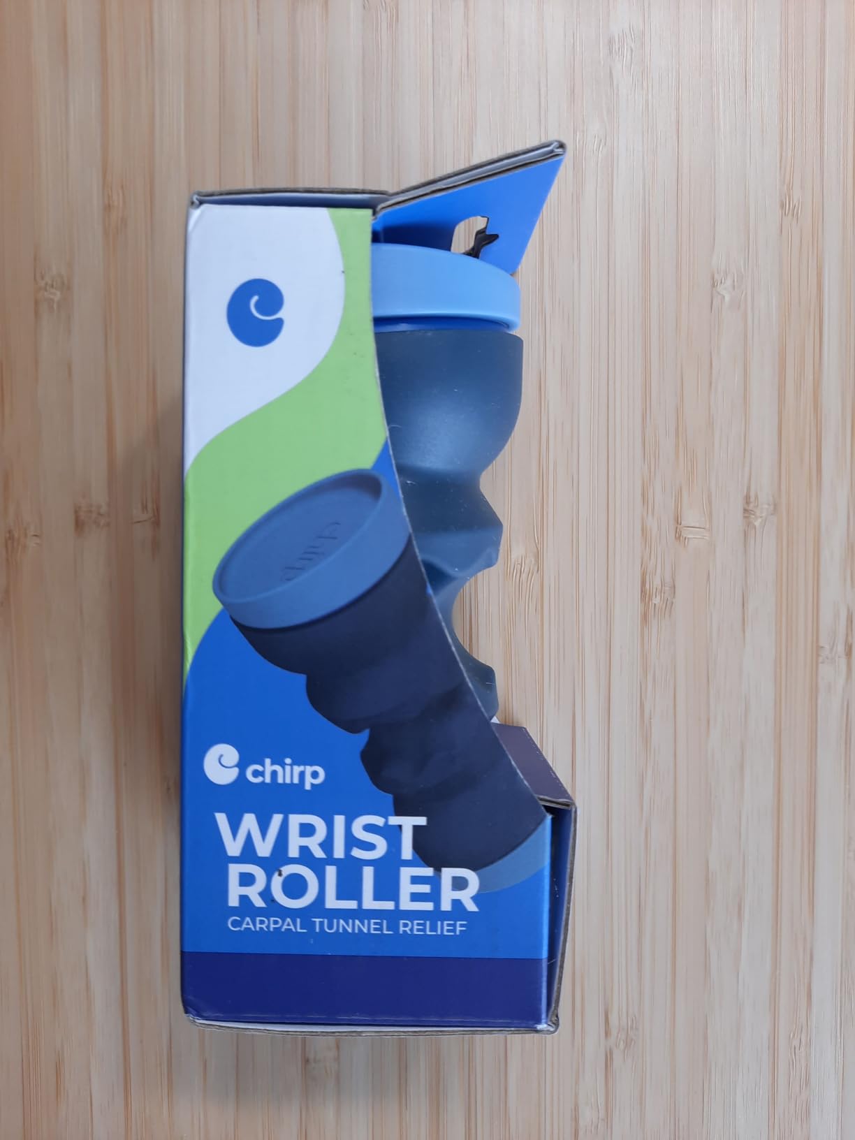 Chirp Wrist Roller & Forearm Strengthener 1lb Weighted Grip Trainer | Weighted Wrist and Forearm Roller, Grip Strength Trainer, 4-in-1 Massage and Recovery Tool, 1 lb Weighted customer photo 1